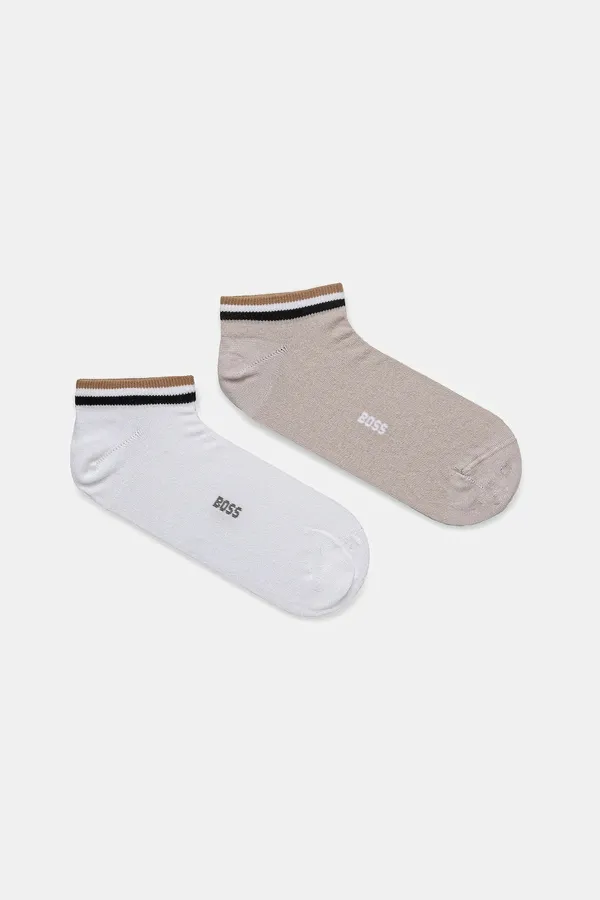 Носки (2 пары) мужские BOSS 2P AS Uni stripe CC