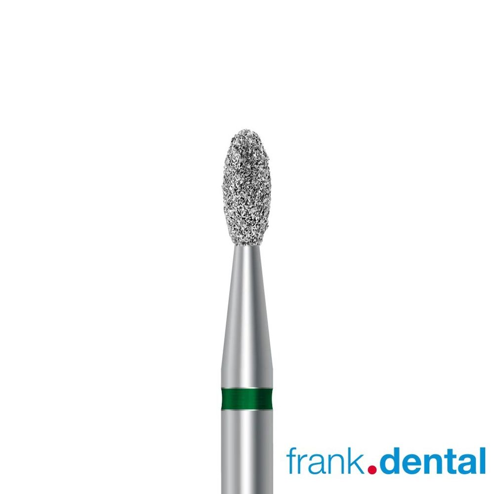 Фреза алмазная зеленая Frank Dental типа HP - D.379.025.G.HP