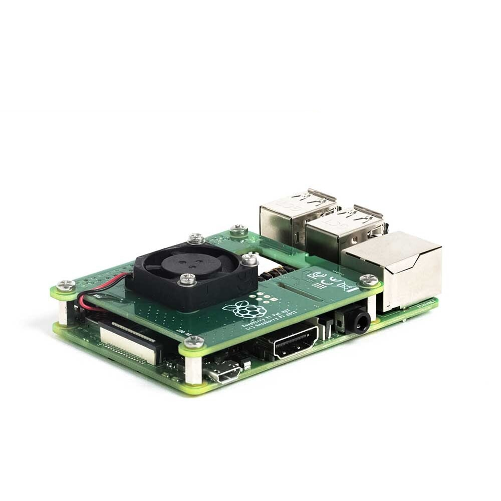 Плата Power over Ethernet (PoE) HAT для Raspberry Pi 3B+ и 4