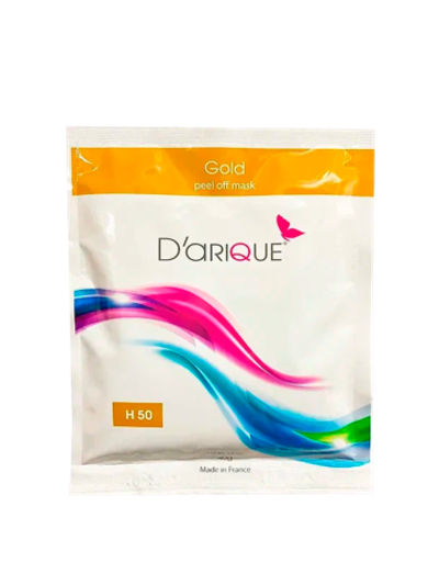 Прозрачная маска «Lux» с Золотом Супер-Лифтинг / D`arique Transparent mask «Lux» with Gold