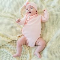 Боди-кимоно с длинным рукавом и рюшей "Камелия" 0+