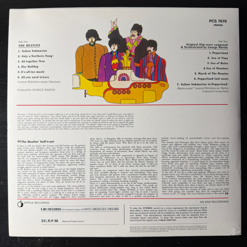 The Beatles - Yellow Submarine (Европа 2012г.)