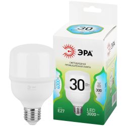 Лампа светодиодная ЭРА GREEN LINE LED POWER T70-30W-840-E27 GL 30Вт колокол яркий белый свет Е27 | Лампы cветодиодные POWER