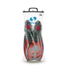 Ласты для плав. Salvas Tonic Dive, BA190LXR1STS,TPR и Technoflex, р. L/XL, красный