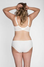 Однотонный бюстгальтер на косточках с мягкой чашкой plus size (Размер: 65M) (Цвет: телесный)