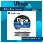 Монофильная леска для рыбалки ULTRON Elite Platinum