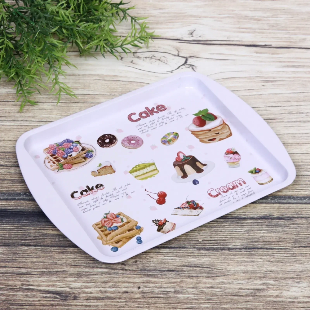 Поднос жестяной «Вкусняшки» 24,5*19,5см