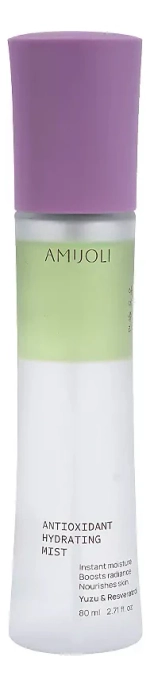 AMIJOLI Двухфазный антиоксидантный мист c экстрактом юдзу и ресвератролом-Antioxidant Hydrating Mist Yuzu&Resveratrol, 80мл