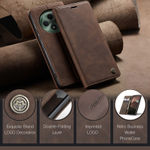 Чехол-книжка CaseMe Matte OPPO Reno 12F/12FS