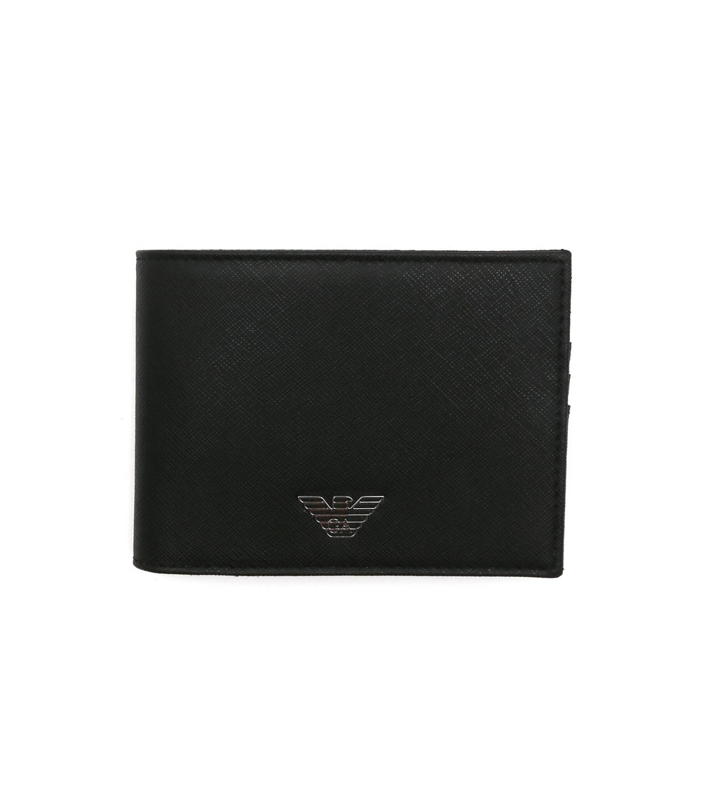 Кожаный кошелек Emporio Armani - черный(Y4R165 Y138E)