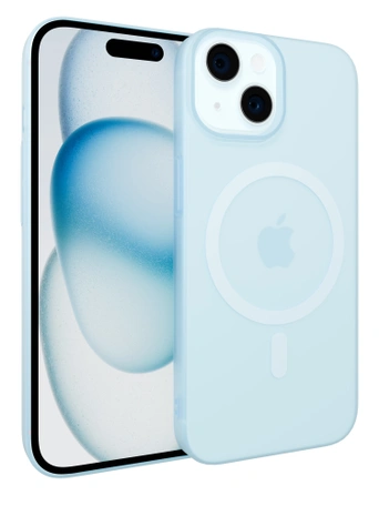 Чехол накладка iPhone 14/13 6.1" Gurdini Slim Series with Magsafe Blue