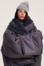 Бомбер двусторонний из экомеха