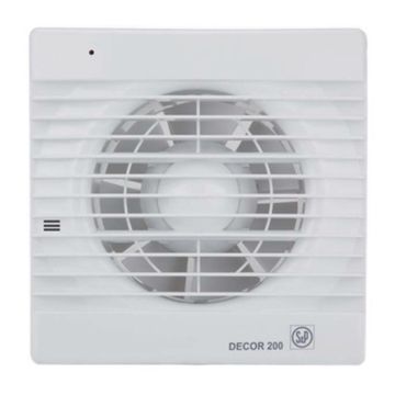 Накладной вентилятор Soler Palau Decor 100CH (Таймер, Датчик влажности)