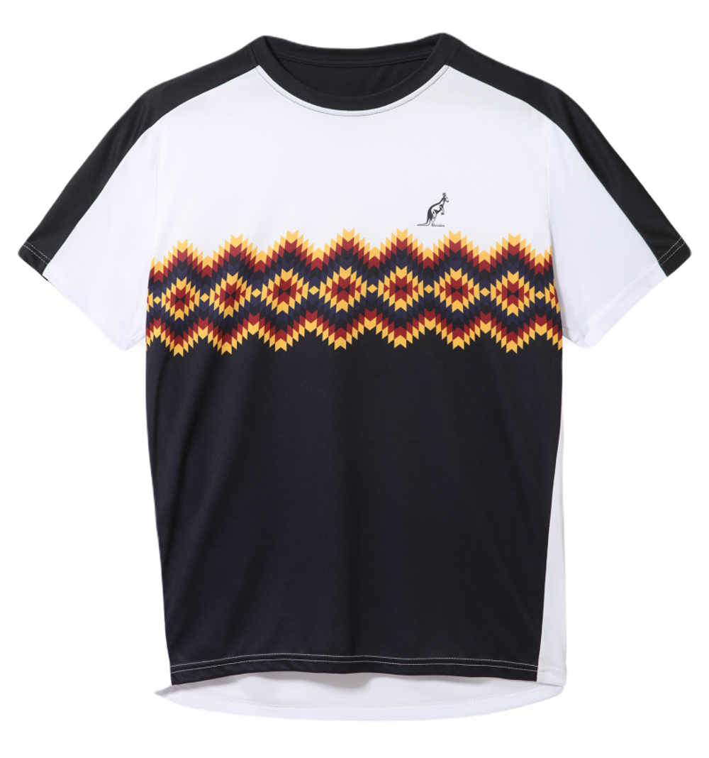 Мужская теннисная футболка Australian T-Shirt Ethnic Ace - разноцветный
