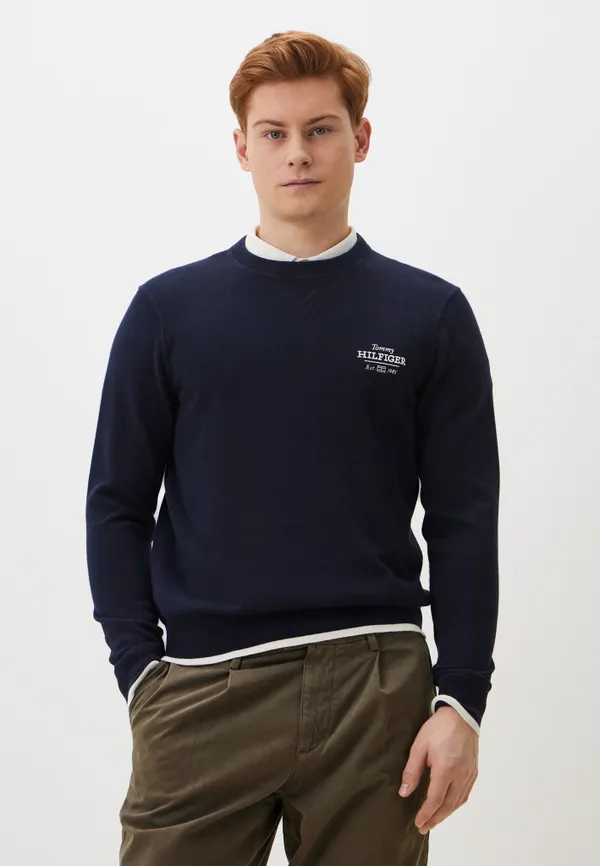 Джемпер мужской TOMMY HILFIGER GRAPHIC  COTTON CREW