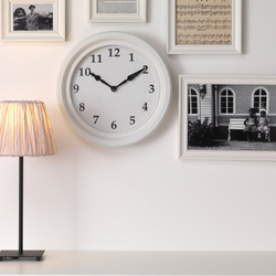 IKEA SÖNDRUM  (ИКЕА СЁНДРУМ)  -  Настенные часы - белый 35 см