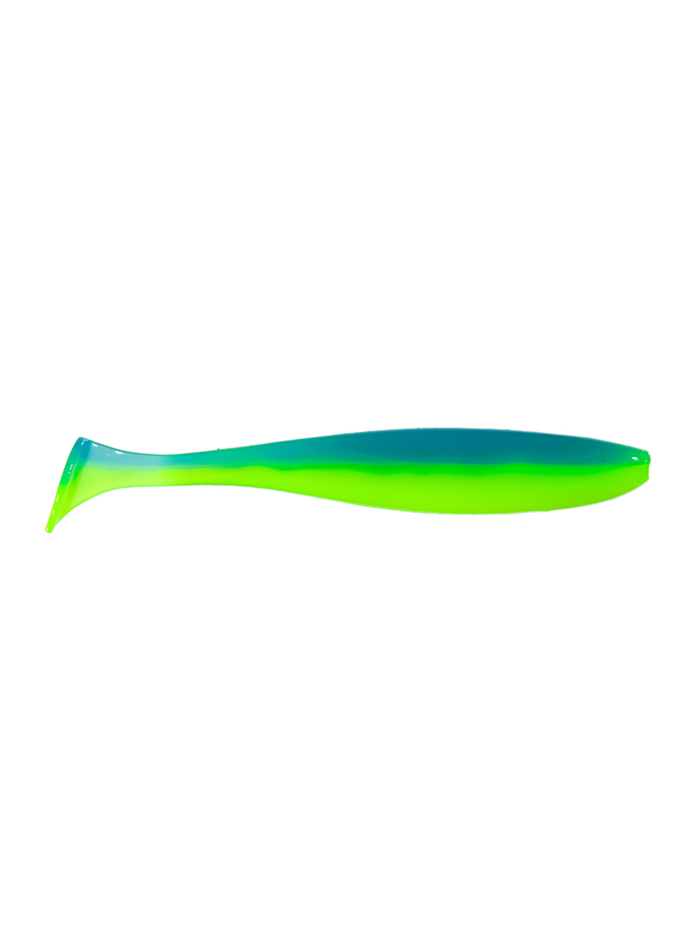 Приманка ZUB-IZI  86мм(3,4")-5шт, (цвет 020) синий верх - желтый низ
