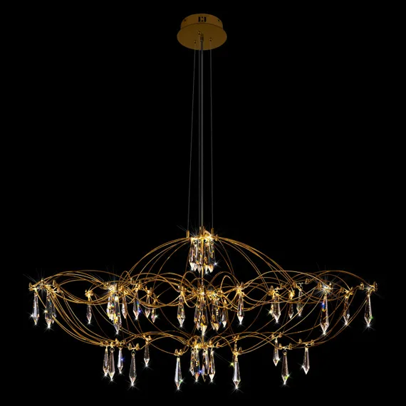 Подвесная люстра Mira 10586/900 Gold Asfour Loft It