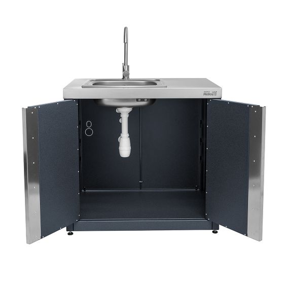 Модуль уличной кухни SMART-900 Шкаф с мойкой (HS-KU01-SHM900) Helios