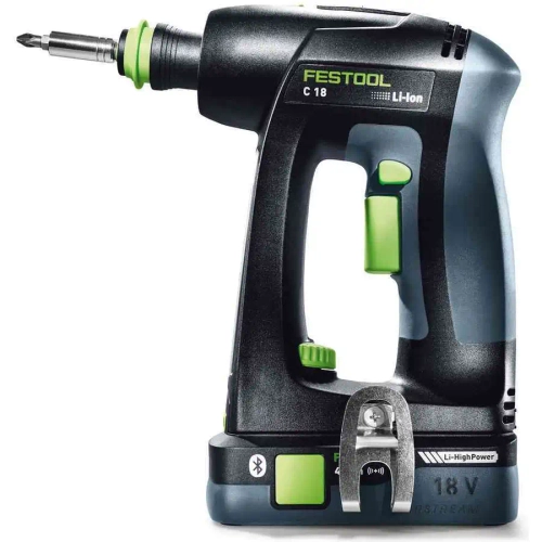 Аккумуляторная дрель-шуруповёрт C 18 HPC 4,0 I-Set FESTOOL 576442