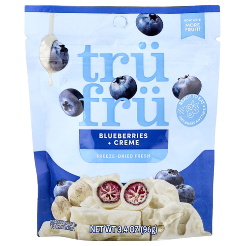 Tru Fru, сублимированная голубика с кремом, 96 г (3,4 унции)