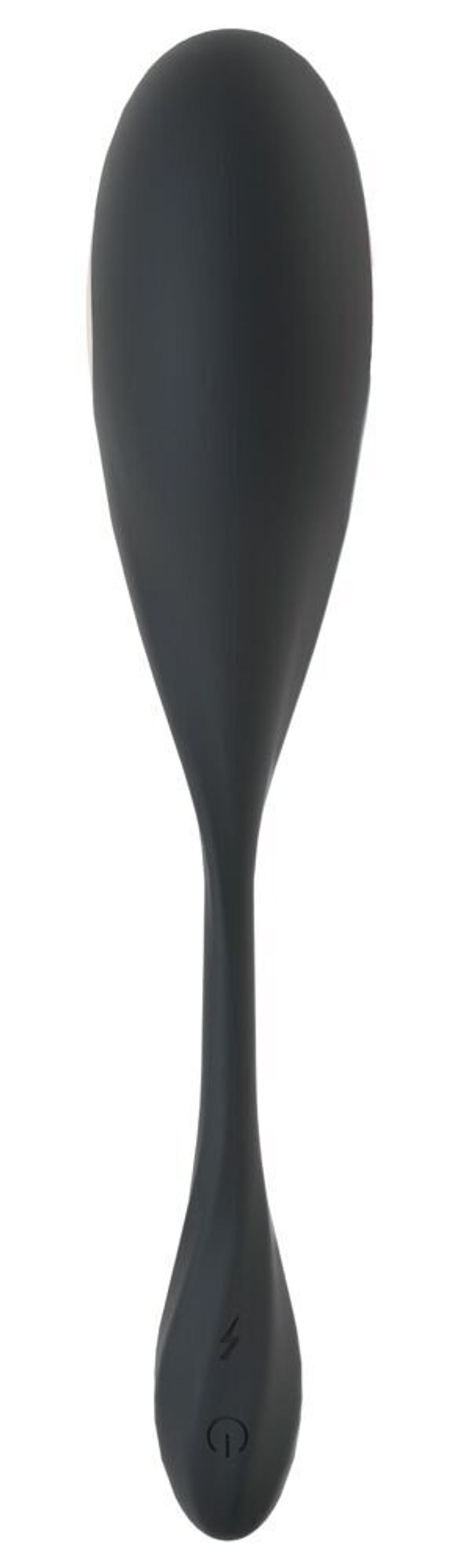 Черное виброяйцо RC Vibrating E-Stim Love Ball с электростимуляцией (Цвет: черный)
