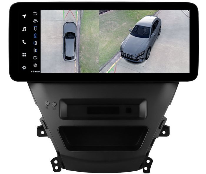 Магнитола для Hyundai Elantra 5 MD 2013-2015 (перенос БК вниз) - Teyes LUX ONE 360 монитор 12.3" 2K QLED на Android 10, Быстрая, CarPlay, 4G SIM-слот, 4 камеры в комплекте