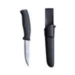 Нож Morakniv Companion, универсальный/туристический, нержавеющая сталь, 104мм, чёрный