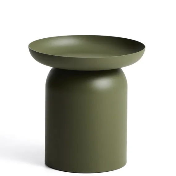 Уличный столик Arcola из зеленого алюминия, Ø45х47 см