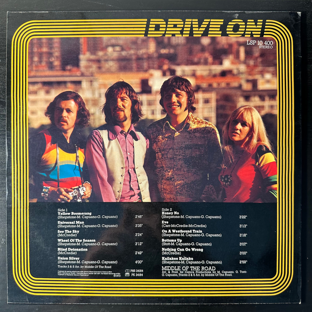Middle Of The Road - Drive On (Германия 1973г.)