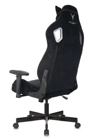 Кресло игровое Knight Outrider LTD черный Light-20 с подголов. крестов. металл