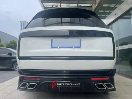 Диффузор заднего бампера с выхлопными насадками для Land Rover Range Rover L460 2021+ тюнинг Рейндж Ровер