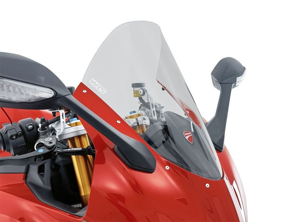 DU044F WRS SMOKE RACE HIGH WINDSCREEN +60MM (P V2 2025)