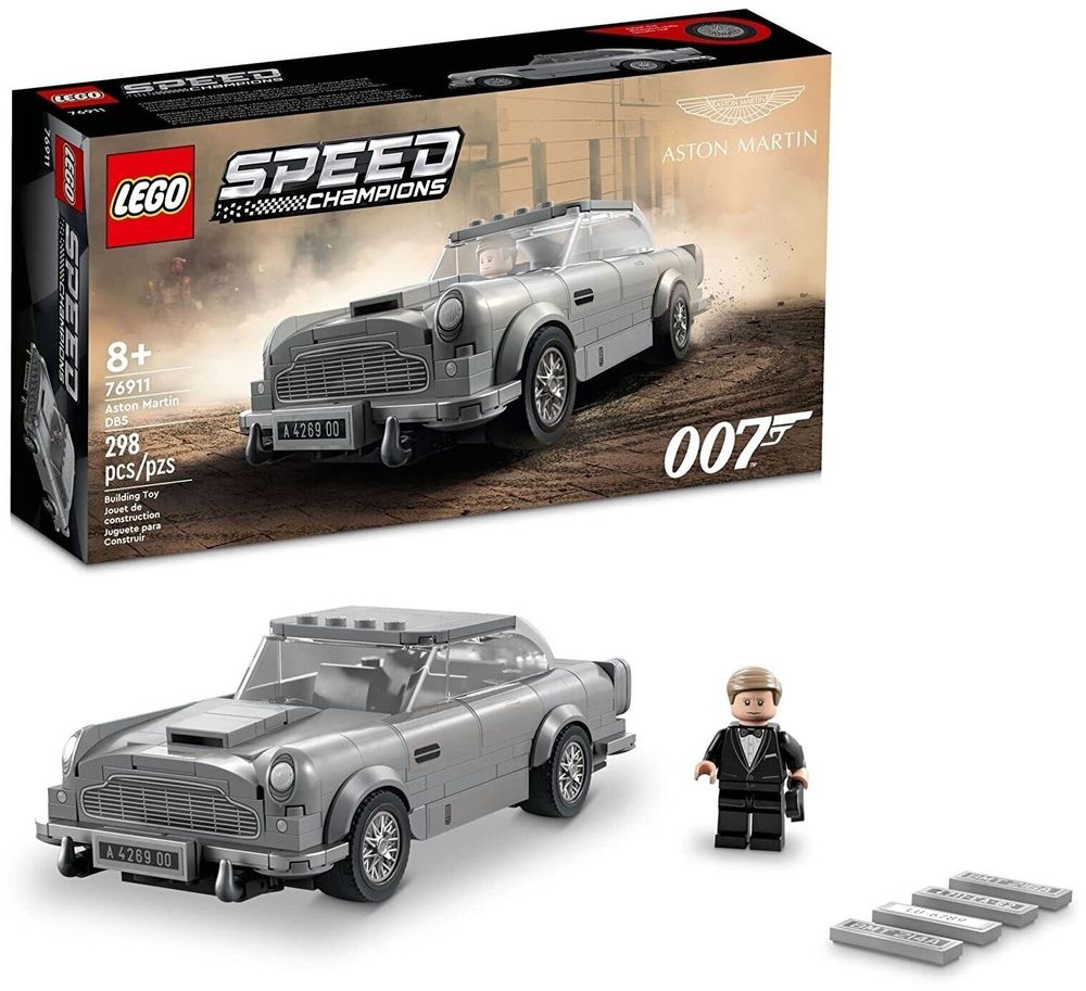 Конструктор LEGO Speed Champions 76911 Aston Martin DB5 Автомобиль агента 007