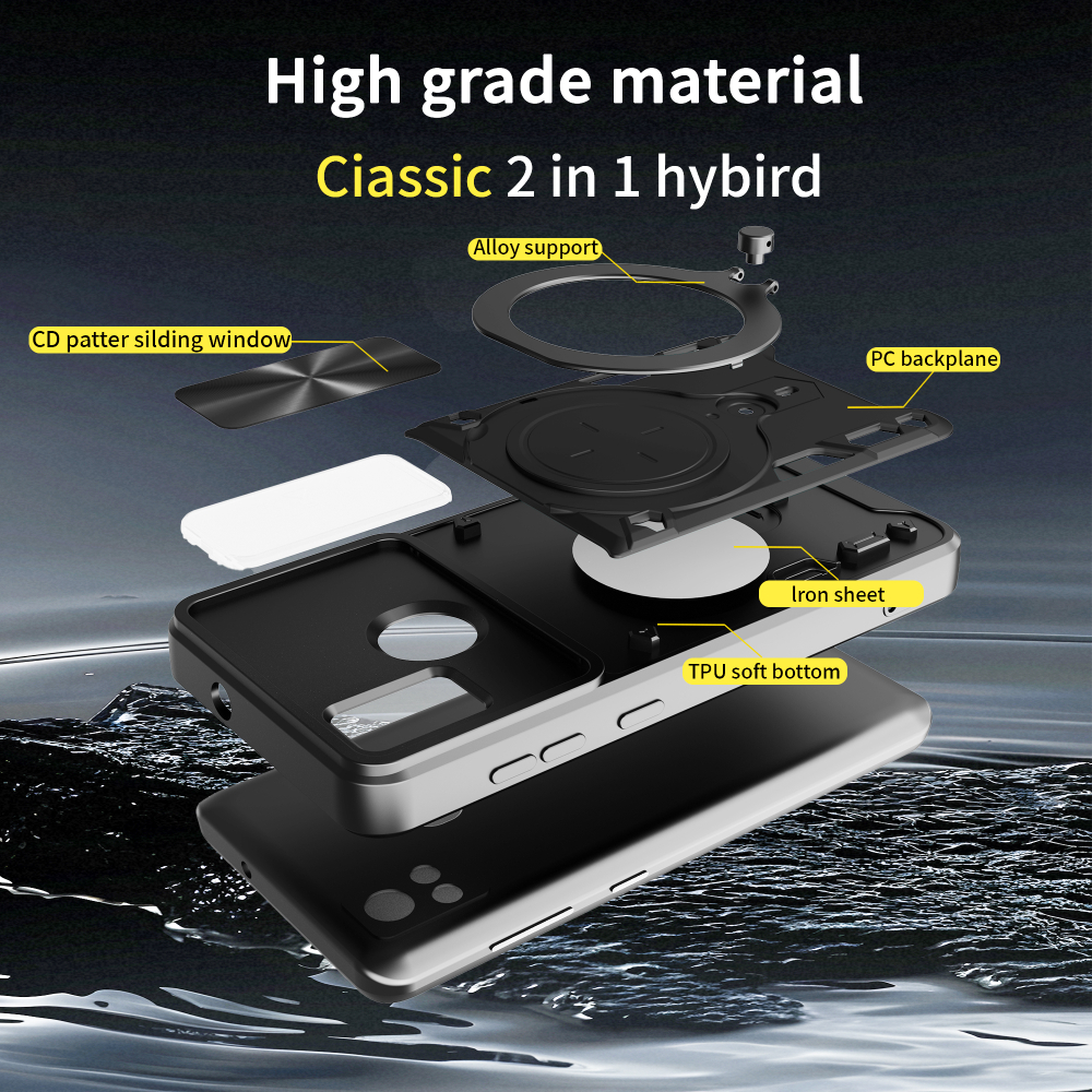 Чехол с кольцом Big Ring Case для ZTE Blade A31
