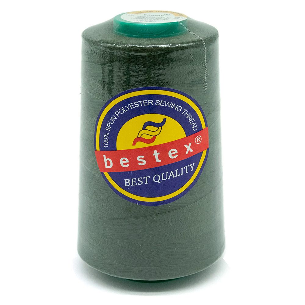 Нитки универсальные Bestex 50/2, 4570 м (5000 ярд) / 1 кат., 151 темно-зеленый хаки