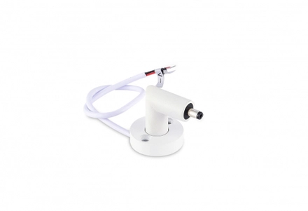 Адаптер с подводом питания для св-ка DL20651,  DC24В,  D36xL53, 5xH40, 5 мм,  белый