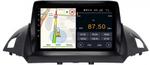 Магнитола для Ford Kuga 2011-2019 (рамка с зазорами) - Parafar PF362FHD на Android 13, CarPlay, 4G SIM-слот