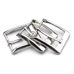 Пряжка ременная металл 35.0 мм (внешн. 46х53 мм), G.Silver, MR98, 3 шт