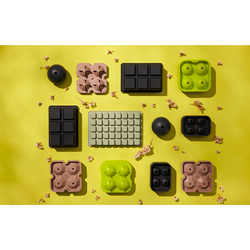 Форма для льда Smart Solutions Ice skull графит
