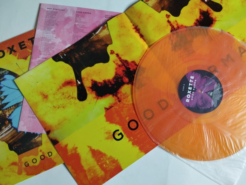 Виниловая пластинка LP Roxette Good Karma (Europe 2016) (Orange Vinyl)