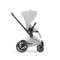 Детская коляска Cybex Priam V Style 2 в 1 City Grey шасси Chrome Brown