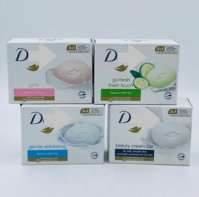Набор крем-мыла Beauty Cream Bar 3в1, 4 вида, 360 г (Германия)