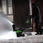 Снегоуборщик аккумуляторный бесщеточный Greenworks GD40STX2, 40V, 51 см, с 1хАКБ 5 Ач и ЗУ (2603407UG)
