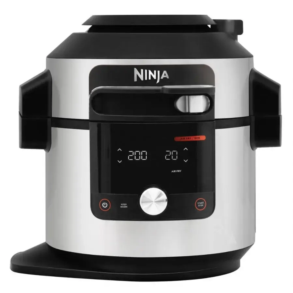 Мультиварка-Скороварка 11в1 Ninja OL550EU стальной/черный