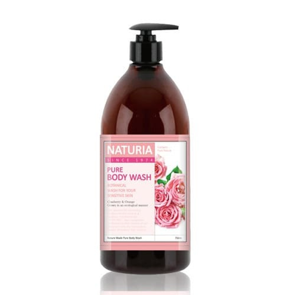 Гель для душа Evas Naturia Since 1974 Pure Body Wash Rose and Rosemary Роза и Розмарин 750 мл