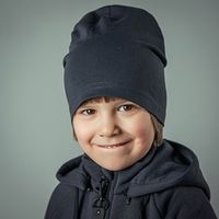 Шапка трикотажная однослойная "Вb team Графит"