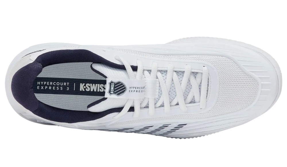 Мужские теннисные кроссовки K-Swiss Hypercourt Express 3 Clay - white/peacoat/silver