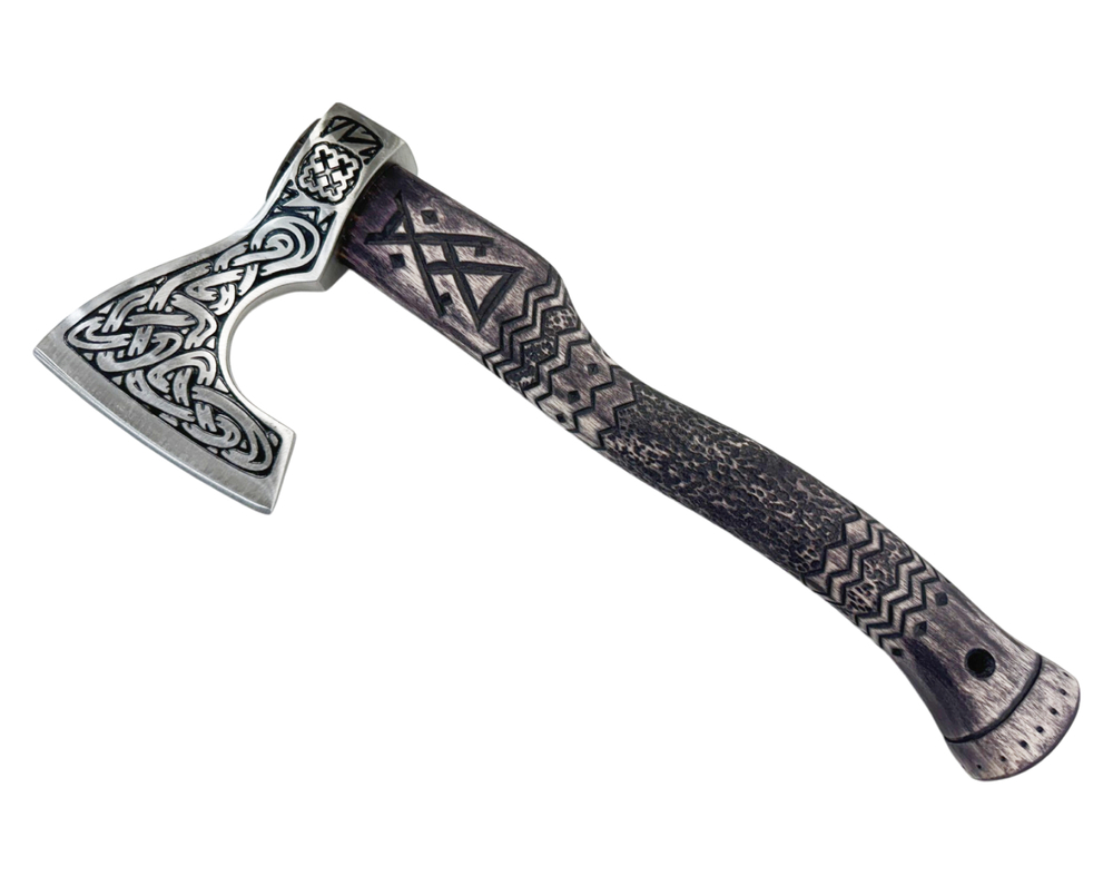 Топор славянский Марена, сталь 60Г, берёза
