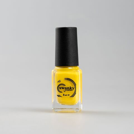 Swanky Stamping Лак для стемпинга S06 желтый, 6мл